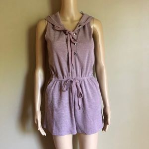Charlotte Russe hooded romper